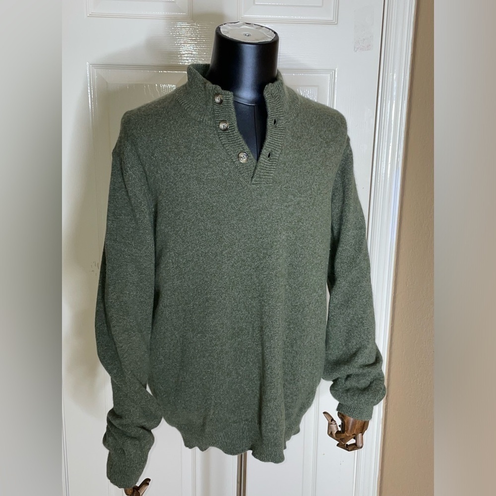 Ledbury “The Sage “ Brewer Mock Neck Sweater XL​​​​​​​​​